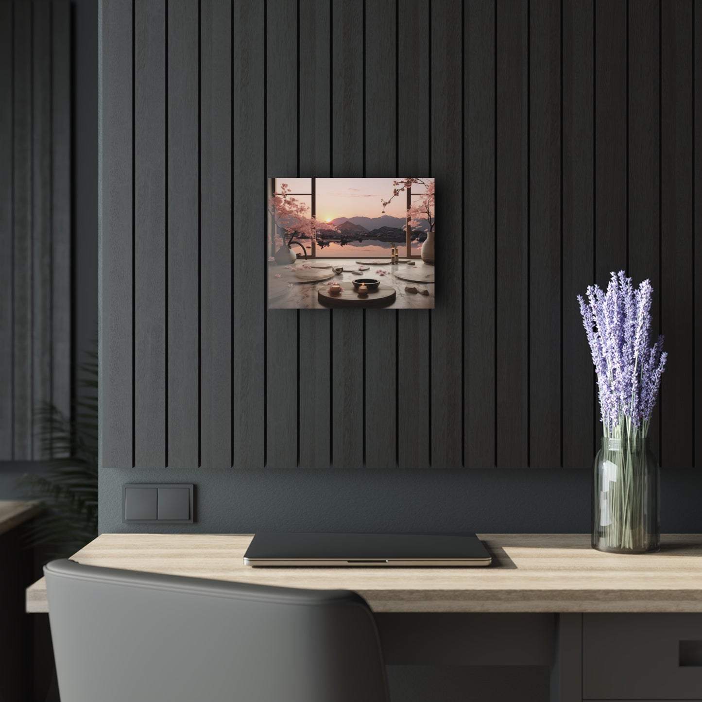 Acrylic Prints (French Cleat Hanging) - Sunset Jap Zen
